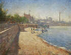
	
		Christopher Richard Wynne Nevinson ARA, 
		British 1889-1946 - 
		 
		The Thames, 1911;...