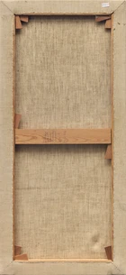 An Ottoman embroidered panel, Ottoman provinces, circa 1800, 
The linen ground embroidered in...