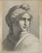 Anthony Cardon, Flemish 1772-1813- 
Head of a woman from The Death of Anaias, after...
