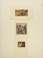 David Bomberg, British 1890-1957, Russian Ballet, 1919; six lithographs in colours on wove, from...
