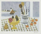 
	
		After Mary Fedden OBE RA RWA, 
		British 1915-2012- 
		 
		The Tabac Jar and Orange...