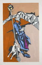 
	
		A group of 5 serigraphs from the OPCE series by Maqbool Fida Husain (India 1913-2011),...