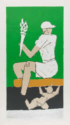 
	
		MOVED TO RL 18
		Maqbool Fida Husain (India 1913-2011), Serigraph from OPCE series, ed....