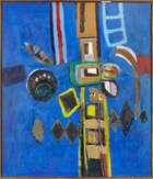 
	
		Ian Humphreys, 
		British b.1956  
		 
		Juggling, 1982; 
		 
		oil on canvas, signed...