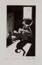 
	
		Paula Rego, 
		British 1935-2022- 
		 
		Sewing on the Shadow I, 1992;
		 
		etching...