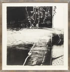 Lisa Wright, British b.1965 - Upon Velvet Night; monotype on paper, 58 x 56 cm (ARR) 