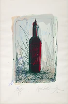Ralph Steadman, British b.1936- Chateau Red 1976, 1992; screenprint in colours on wove, signed,...