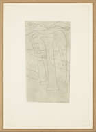 
	
		Ben Nicholson OM,
		British 1894-1982-
		 
		Palaestra with Moon [Lafranca 118],...