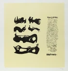 Henry Moore OM CH FBA, British 1898-1986, Silhouette Figures with Border Design, 1973; lithograph...