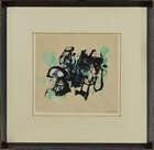 
	
		Afro Basaldella, 
		Italian 1912-1976 - 
		 
		Untitled, 1964; 
		 
		ink, gouache and...