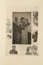 
	
		Armand Rassenfosse, 
		Belgian 1862-1934- 
		 
		Femme au Voile;
		 
		etching and...
