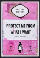 James McQueen, British b.1977- Protect me from what I want, 2024; screenprint on wove paper, 