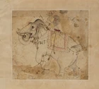 A preparatory drawing of an elephant, Kotah, Rajasthan, North India, late 17th/early 18th...