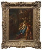 Circle of Jacob van Loo, Dutch c.1614-1670- 
An allegory of the French monarchy fighting the...