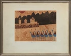 Julian Trevelyan RA, British 1910-1988, Camel Corps, 1972; lithograph in colours on wove, signed...