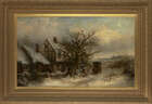 
	
		Edward Partridge, 
		British exh 1879-1896- 
		 
		Horse and cart outside an inn on a...