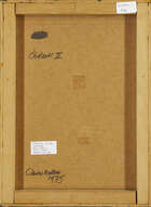 
	
		Clarke Hutton, 
		British 1898-1985- 
		 
		Obelisk II, 1975; 
		 
		oil on panel,...