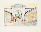 Walter Whall Battiss, South African, 1906-1982
A portfolio of four prints for the Rhodes...