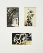 Michael Ayrton, British 1921-1975, Fifteen prints from Poems of Death, 1945; fifteen lithographs...