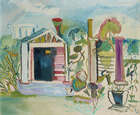 
	
		Hazel Guggenheim Mckinley, 
		American 1903-1995- 
		Garden Pond and My Victorian...