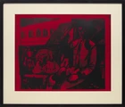 John Minton, British 1917-1957, Matador, 1951; lithograph on red wove paper, an unsigned...