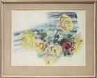 After Raoul Dufy, French 1977-1953, Roses; offset lithograph in colours on paper, signed in...