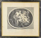 
	
		Pierre-François Basan, 
		French 1723-1797- 
		 
		Psyché curieuse and Psyché...