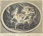 
	
		Pierre-François Basan, 
		French 1723-1797- 
		 
		Psyché curieuse and Psyché...