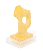 Steven Gontarski, American b.1972 - Lunar Ob 02, 2008; fibreglass in perspex case, H51 x W30 x...