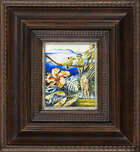 Penelope Fulljames, 
British b.1942- 
Paradise Isle, 1987; 
oil on board, signed lower right...