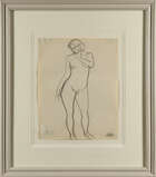 
	
		André Derain,  
		French 1880-1954- 
		Nu; 
		crayon on paper, signed with estate...