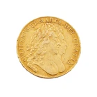 A William and Mary (1688-94) gold five guineas, 1691, conjoined laureate busts in profile to...
