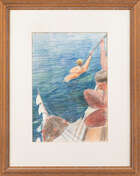 
	
		Richard Cotton Carline, 
		British 1896-1980 - 
		 
		Study for painting, 1931;...