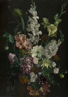 
	
		Ludwig Bartning, 
		 
		German 1876-1956- 
		 
		Still life of flowers; 
		 
		