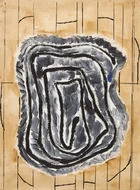 Trevor Bell, British 1930-2017 - Untitled, 1988; gouache, charcoal and acrylic on paper, signed...