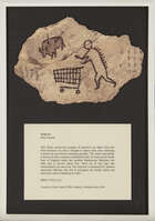 Banksy, British b.1974- Peckham Rock; wooden postcard, 12 x 18 cm, (framed) (ARR)