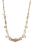 
	
		Seven strings of hardstone, glass, calcite and glazed faience beads
		Circa 1st...