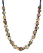 
	
		Two mostly Roman mosaic glass bead necklaces and an eye bead necklace
		1st Century...