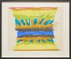 Trevor Bell, British 1930-2017 - Untitled, 1975; pastel on paper, signed and dated lower right...