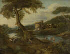 
	
		Follower of Jan Frans van Bloemen, called l&#39;Orizzonte, 
		 
		Flemish 1662-1749-...