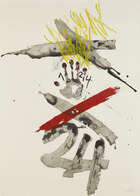 
	
		Antoni Tàpies, 
		Spanish 1923-2012-
		 
		Untitled [Galfetti 334], 1972;
		 
		