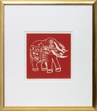 AMENDMENT: Please note this work is signed and numbered 10/25 in pencil, and not as previously...