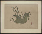 
	
		Aqjangajuk Shaa RCA, 
		Canadian 1937-2019-
		 
		Wounded Caribou, 1961;
		 
		
