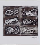 
	
		Henry Moore OM CH FBA,
		British 1898-1986-
		 
		Mother and Child with Border Design...