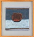 
	
		Rachel Nicholson, 
		British b.1934 - 
		 
		Jug with red spot on white, 1979; 
		 
		