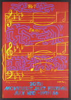 Keith Haring, American 1958-1990 & Andy Warhol, American 1928-1987, Montreux Jazz Festival, 1986; 