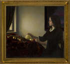 
	
		Israel Zohar, 
		Isreali/British b.1946- 
		 
		Portrait of the artists wife, with...