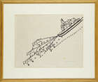 
	
		Harold Quarliksaq, 
		Canadian 1928-1980- 
		 
		Dog Team, 1971; 
		 
		stonecut print...