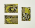 John Craxton RA, British 1922-2009, Sixteen prints for Visionary Poems and Passages or The...