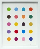 Damien Hirst, British b.1965- Benzyloxyurea, from 40 Woodcut Spots, 2011; woodcut print in...